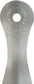 8 Inch Metal Pro Fitter Shoehorn - Quicksilver, Pro Fitter Made in U.S.A. stamp