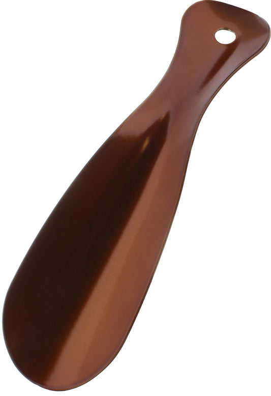 8 Inch Metal Profitter Shoehorn - Root Beer